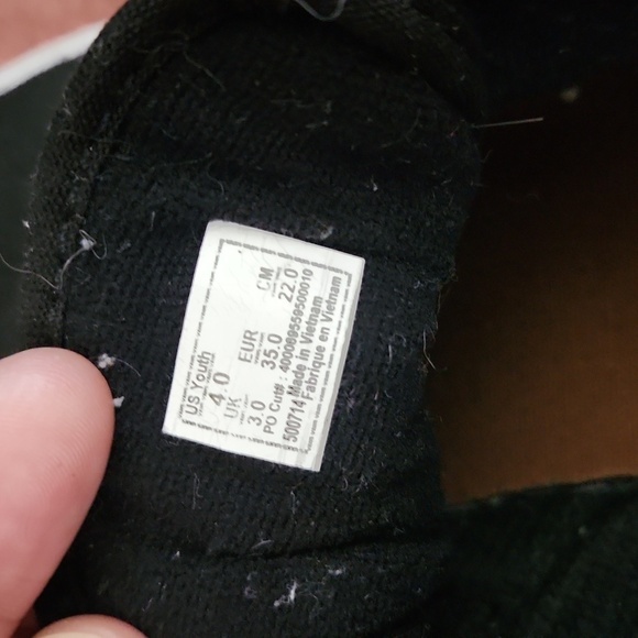 Kids Black and Grey Vans - Picture 6 of 6